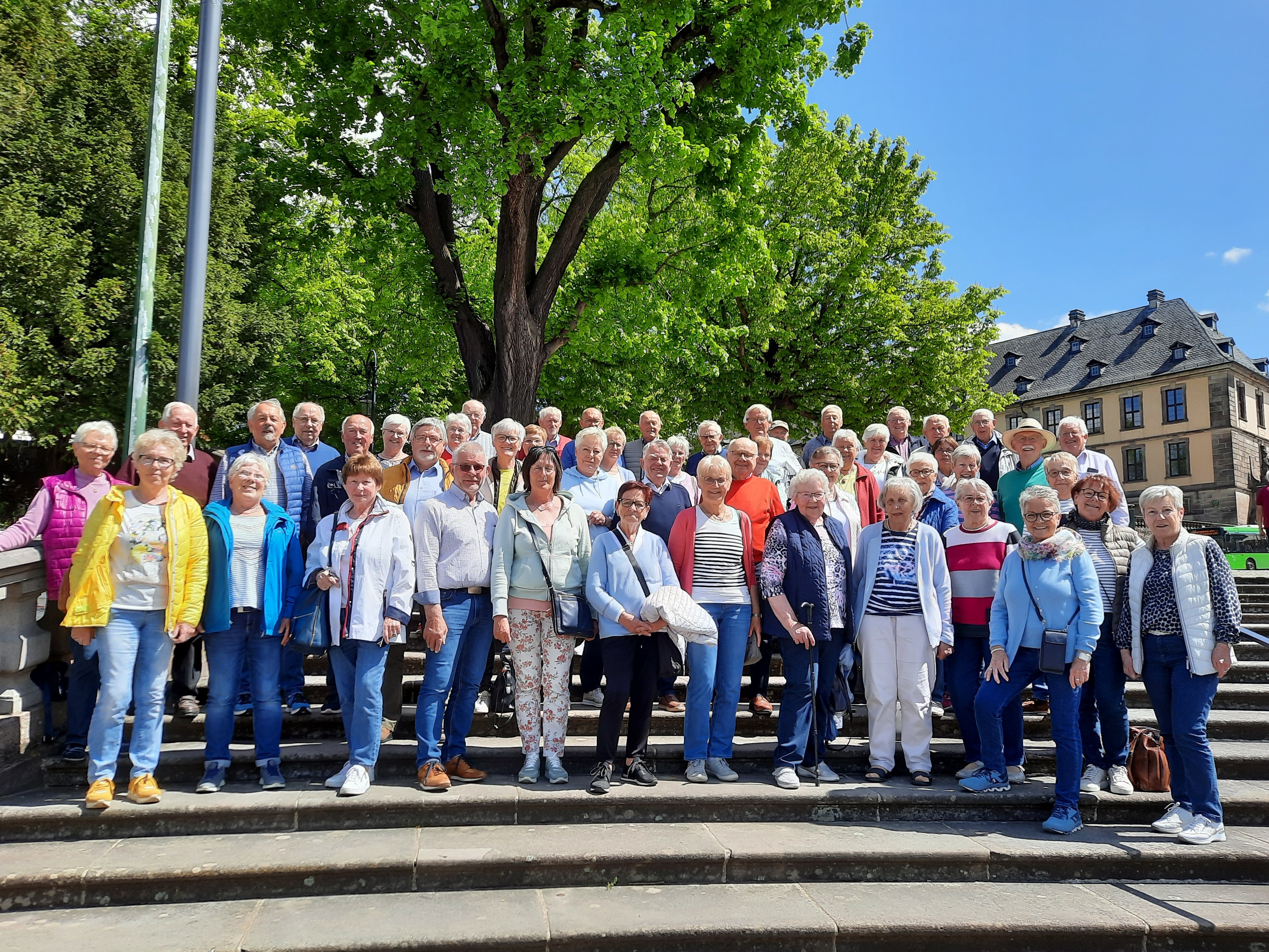Erlebnisreiche Urlaubstage im Altmühltal verbrachte diese Reisegruppe der CDU Senioren-Union Gescher. 
          Bild: Günter Schültingkemper